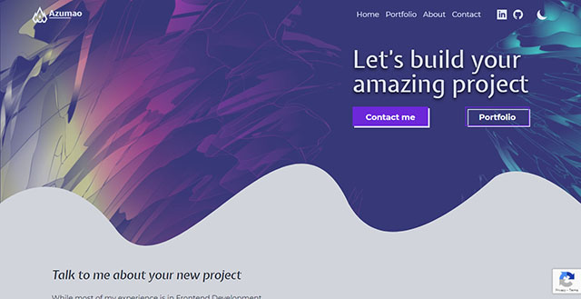 Azumao.dev - personal website